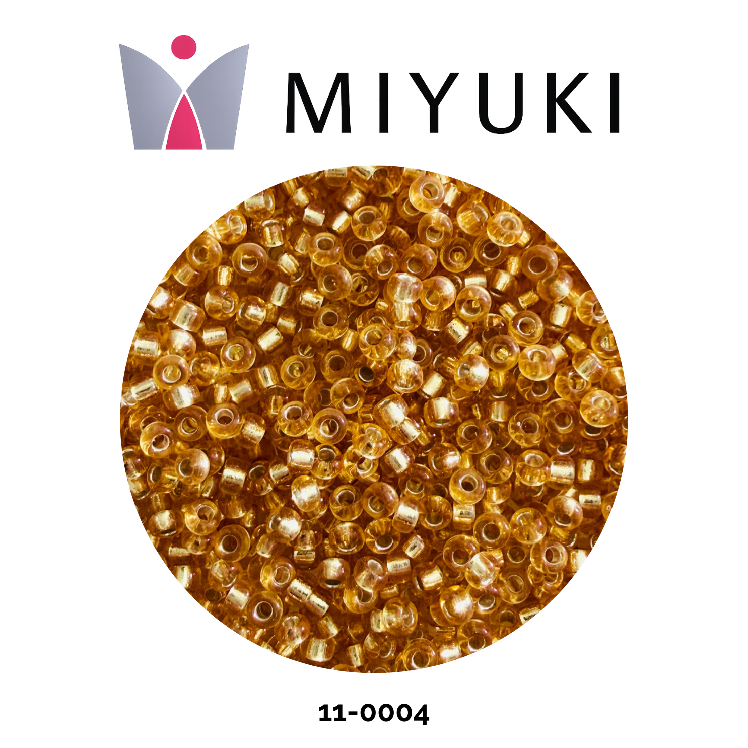 Miyuki Rocalla 11/0 11-0004 Silverlined Dark Gold 10g