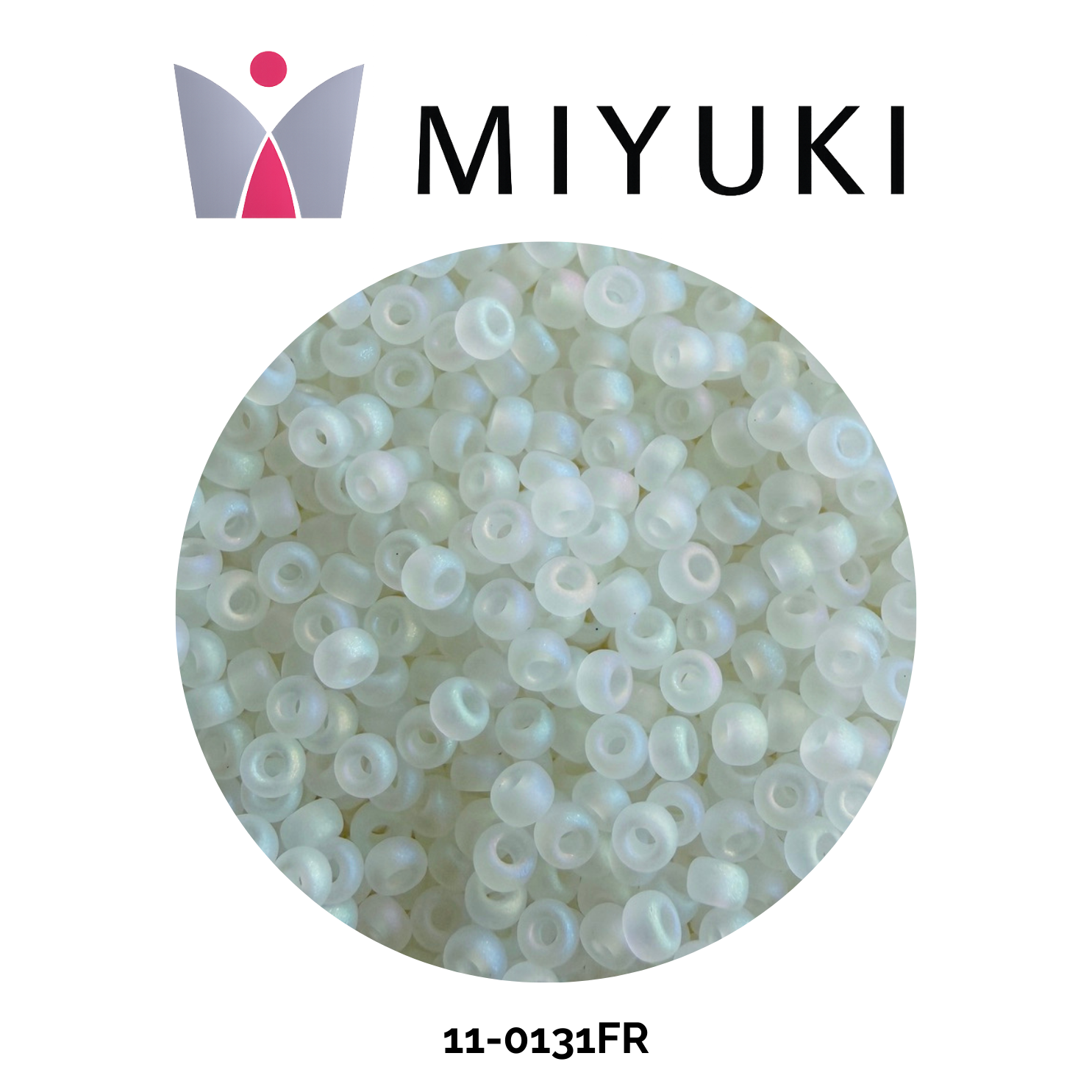 Miyuki Rocalla 11/0 11-0131FR Transparent Matte AB Crystal 10g