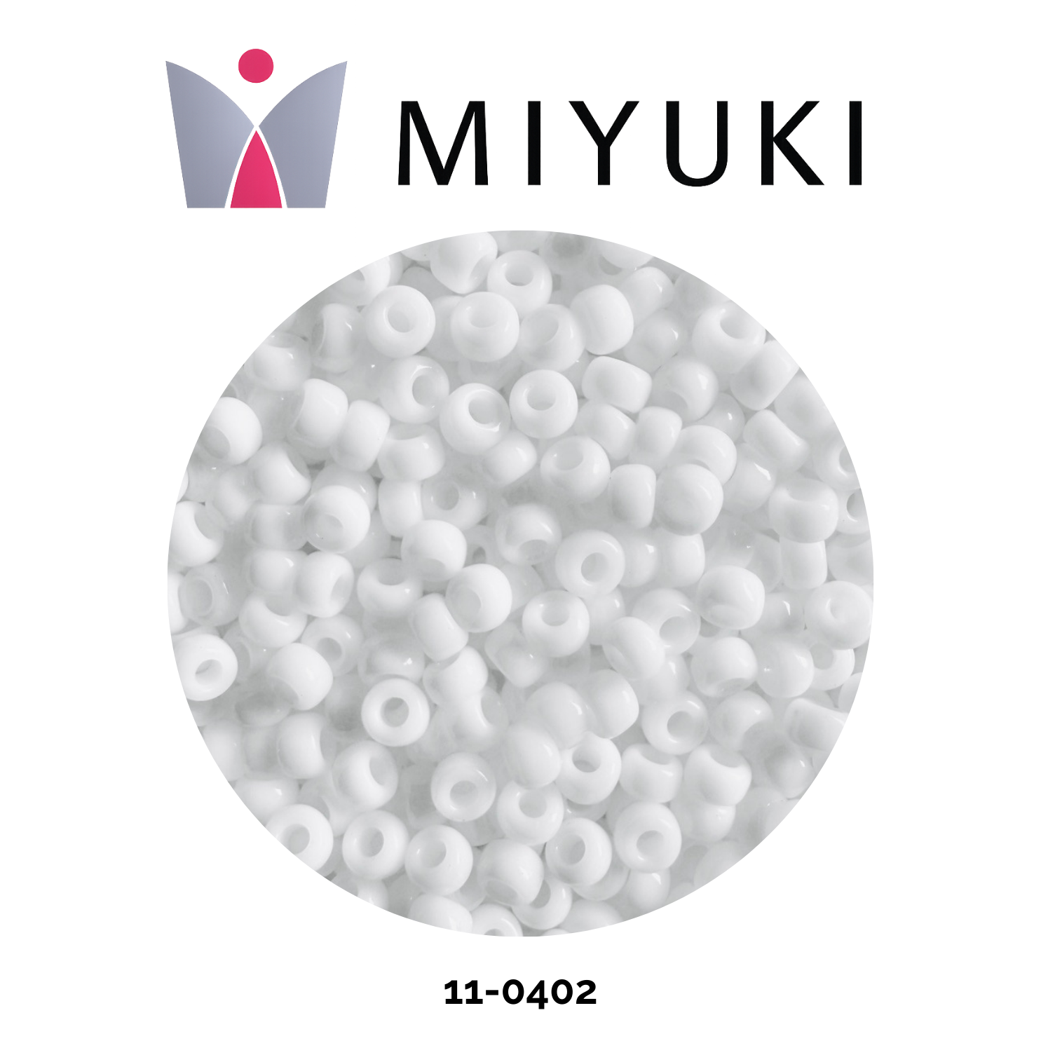 Miyuki Rocalla 11/0 11-0402 Opaque White 10g