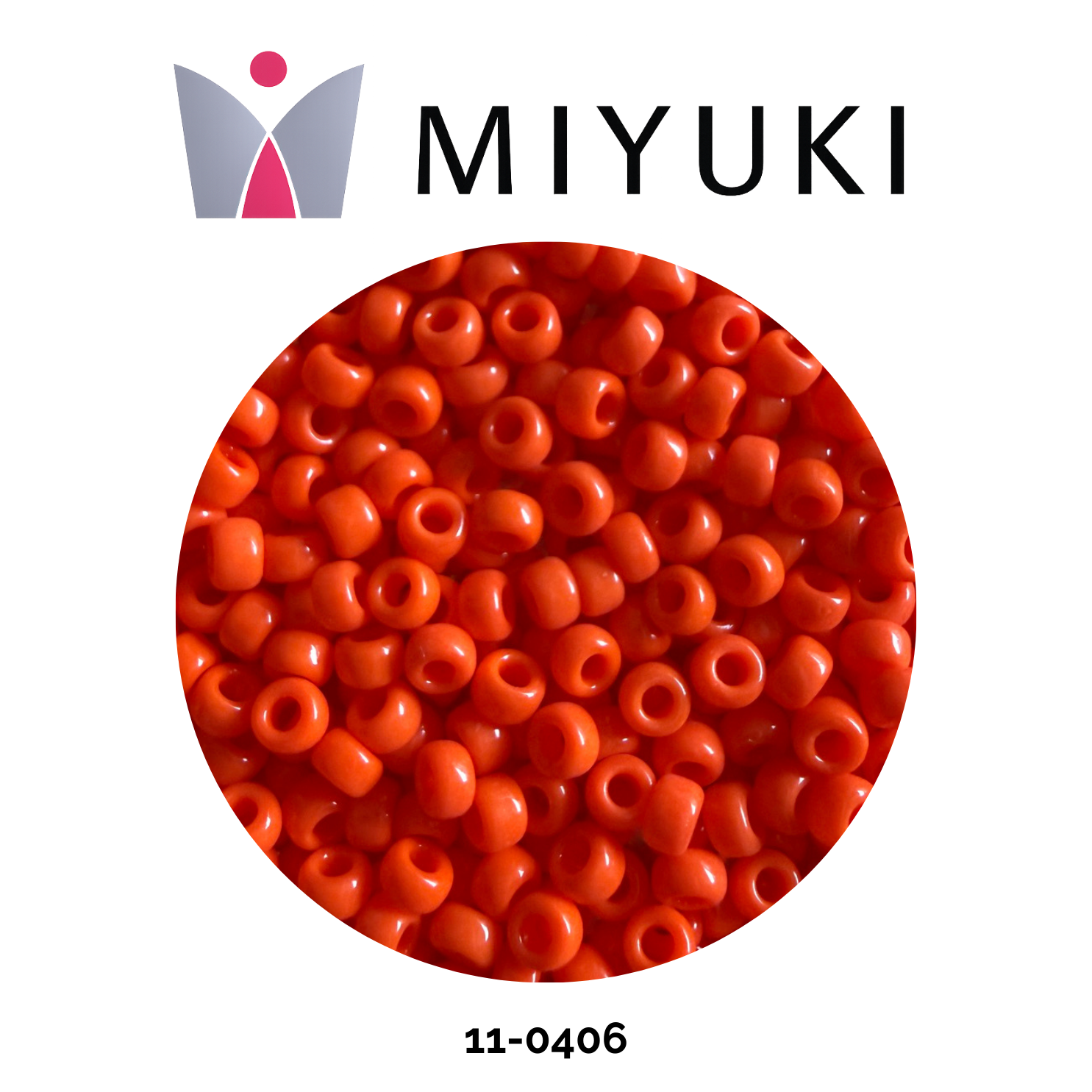 Miyuki Rocalla 11/0 11-0406 Opaque Orange 10g