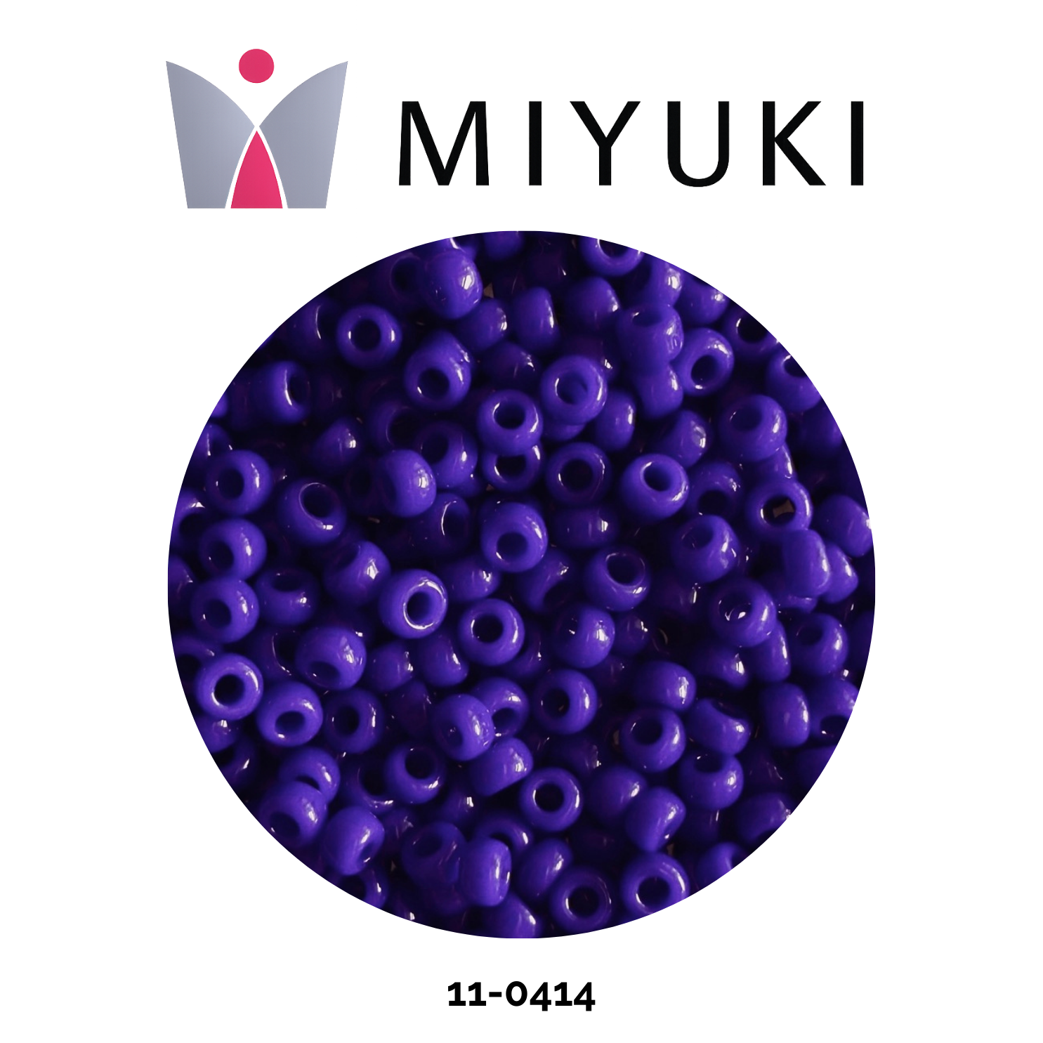 Miyuki Rocalla 11/0 11-0414 Opaque Cobalt Blue 10g