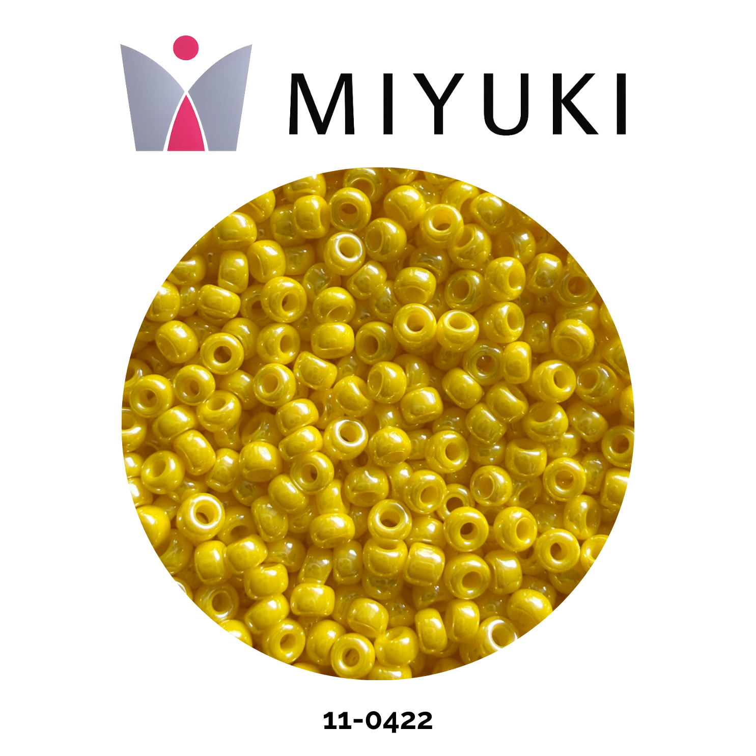 Miyuki Rocalla 11/0 11-0422 Opaque Luster Yellow 10g