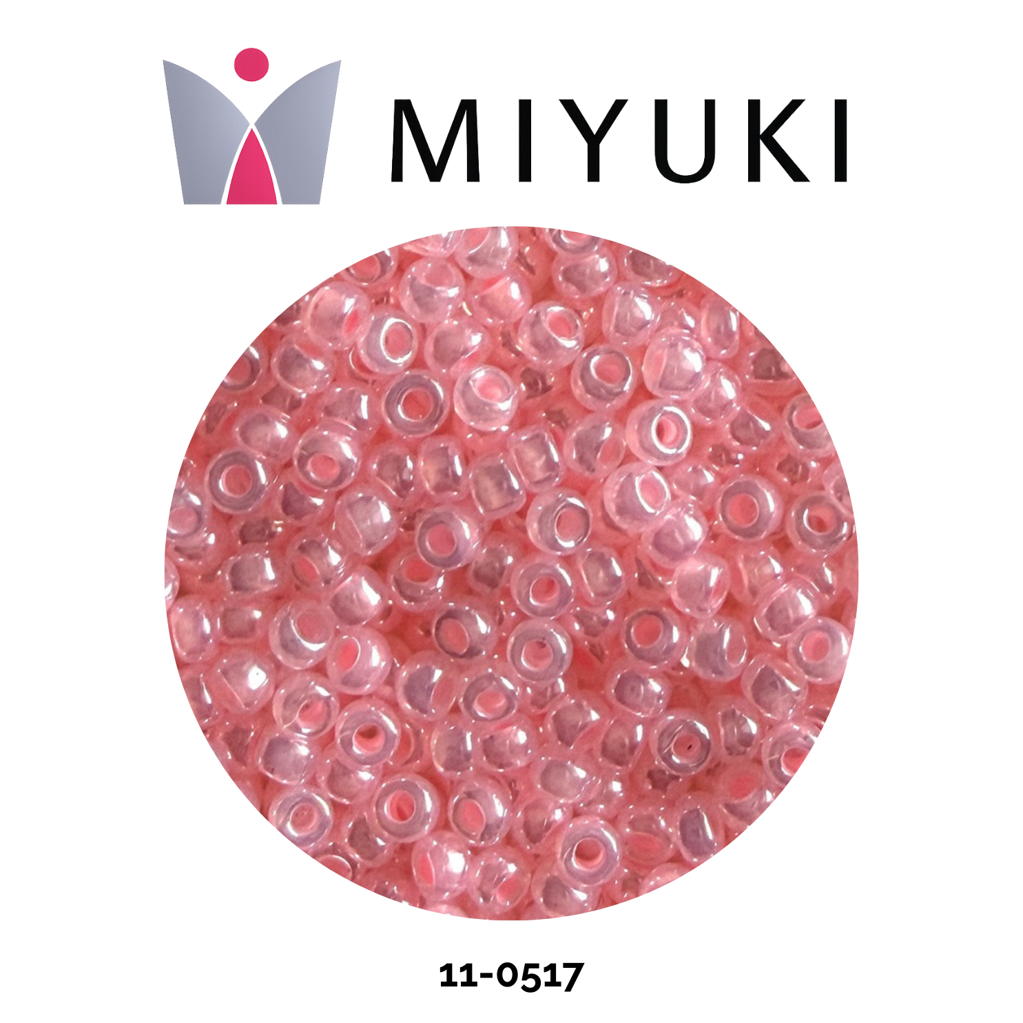 Miyuki Rocalla 11/0 11-0517 Ceylon Baby Pink 10g