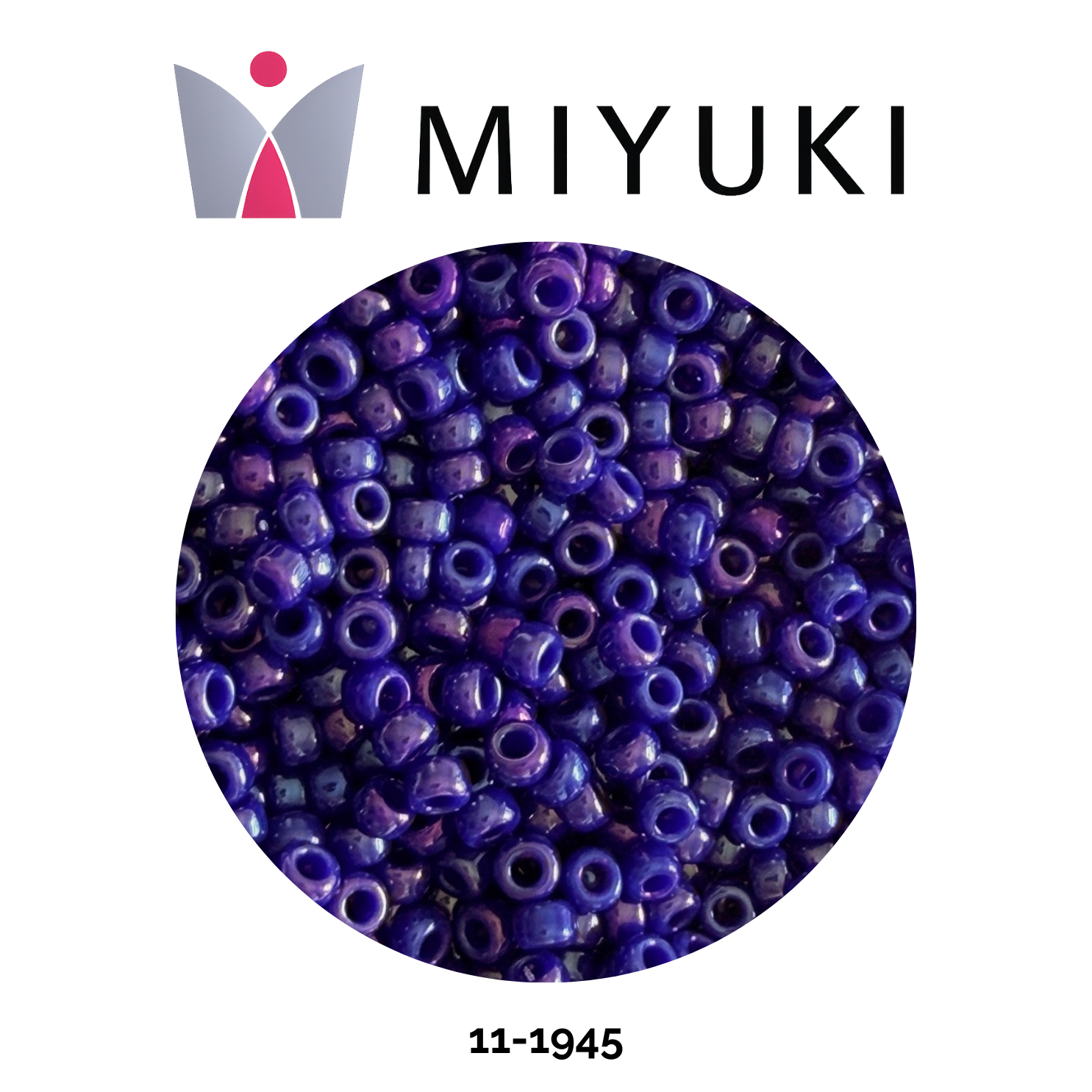 Miyuki Rocalla 11/0 11-1945 Opaque Luster Cobalt Blue 10g
