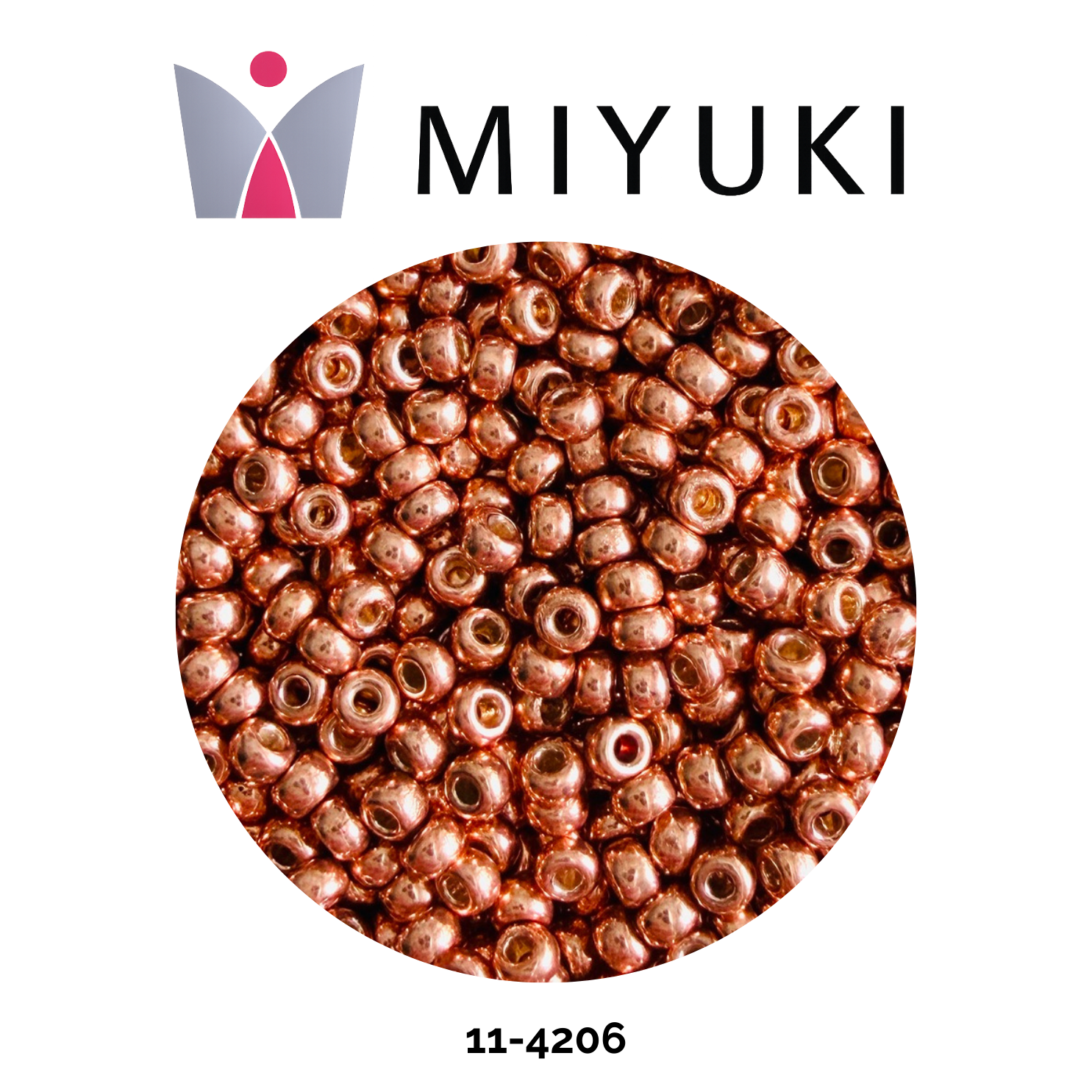 Miyuki Rocalla 11/0 11-4206 Duracoat Galvanized Muscat 10g