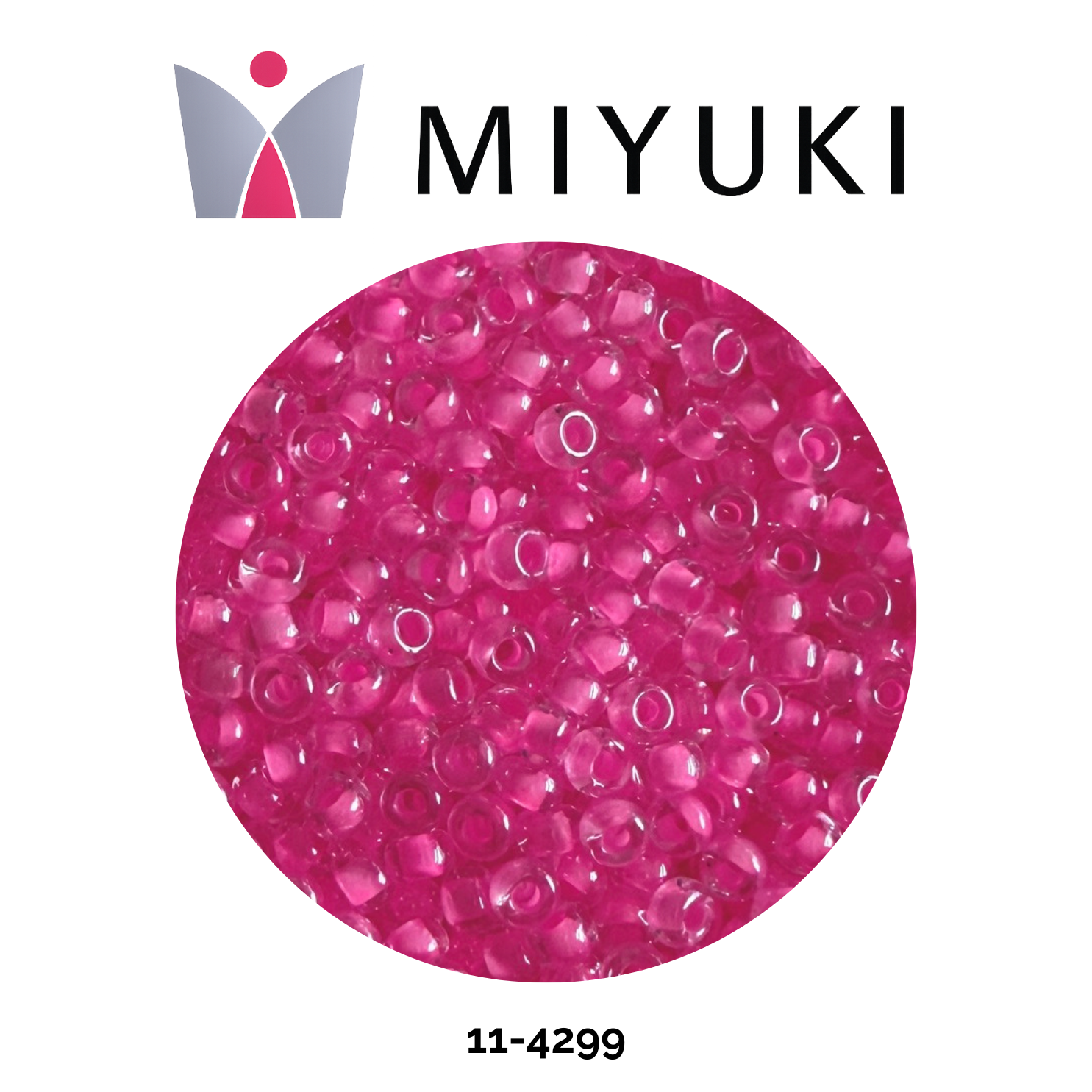 Miyuki Rocalla 11/0 11-4299 Luminous Pink 10g