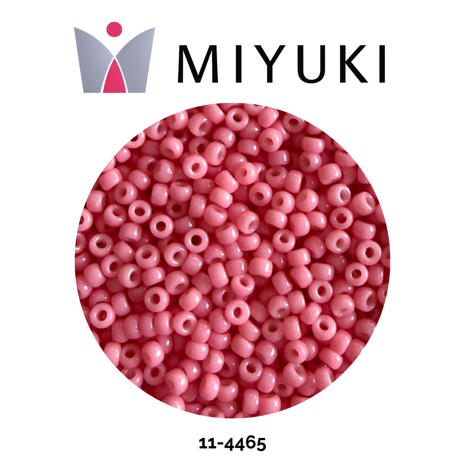 Miyuki Rocalla 11/0 11-4465 Duracoat Opaque Guava Pink 10g