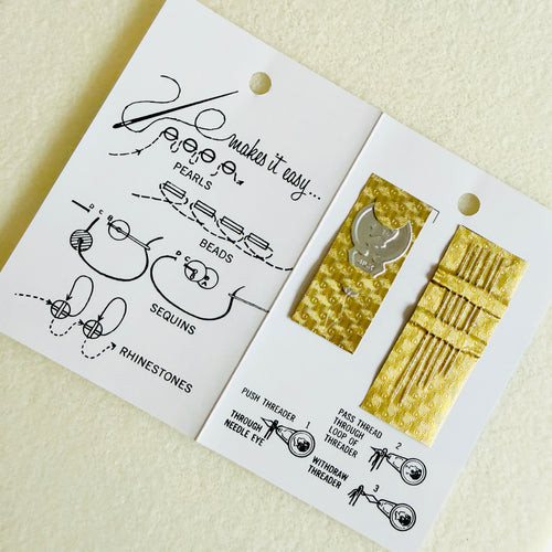 Aguja Miyuki para tejido con mostacillas