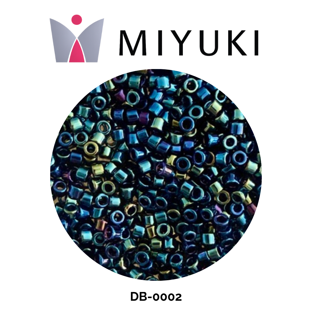 Miyuki Delica 11/0 DB0002 Metallic Iris Dark Blue 5g
