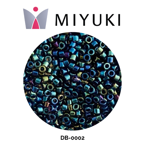 Miyuki Delica 11/0 DB0002 Metallic Iris Dark Blue 5g