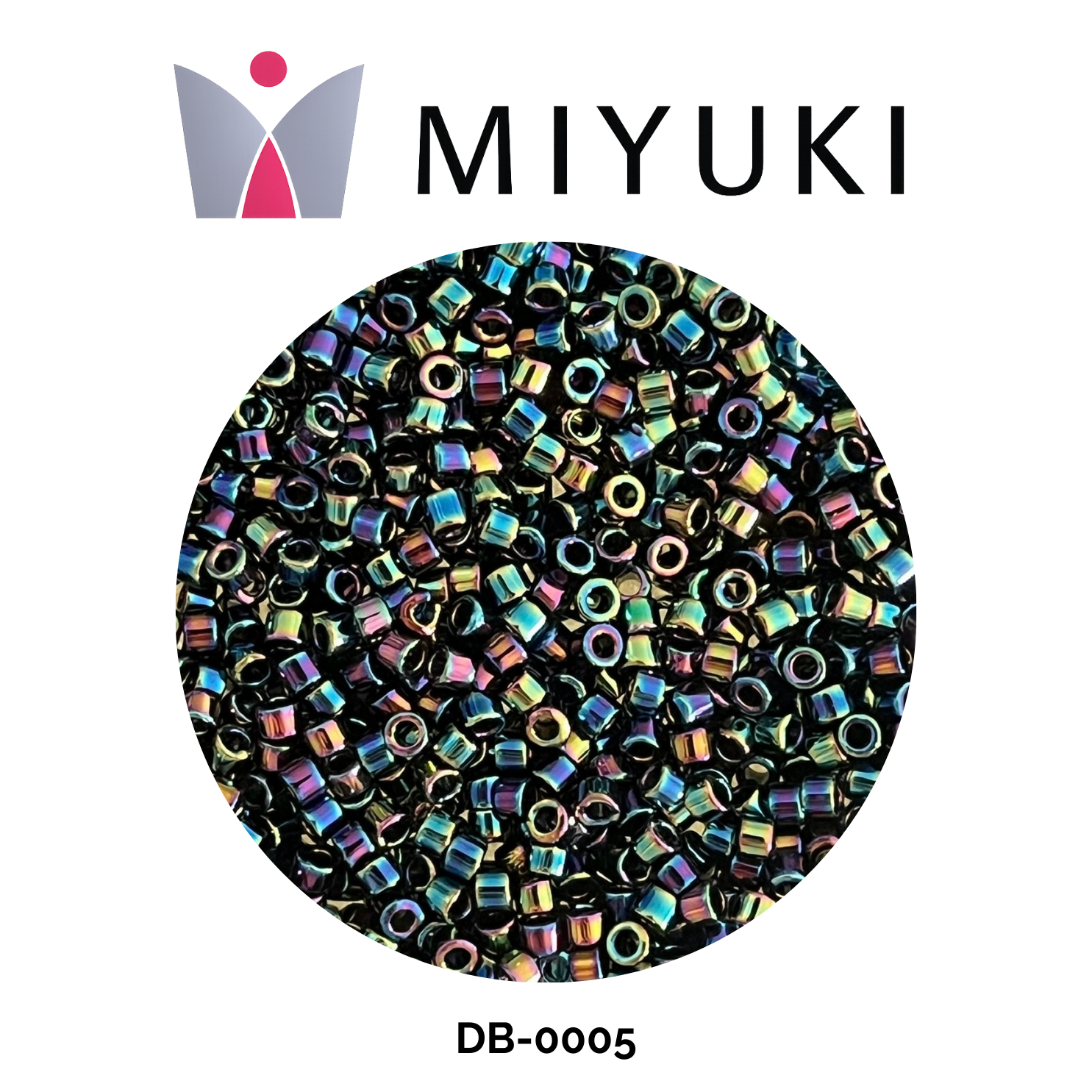 Miyuki Delica 11/0 DB0005 Medium Blue AB  5g