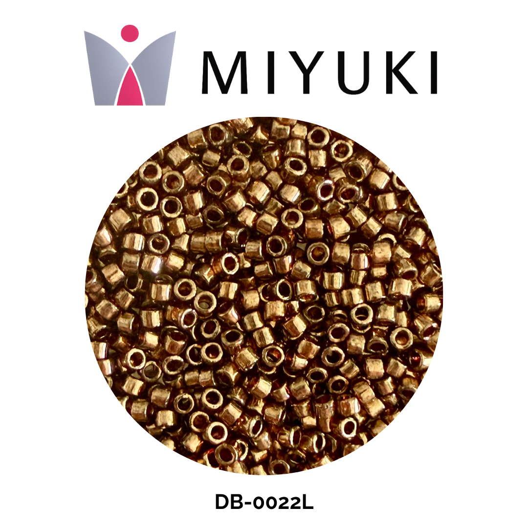 Miyuki Delica 11/0 DB0022L Metallic Light Bronze 5g