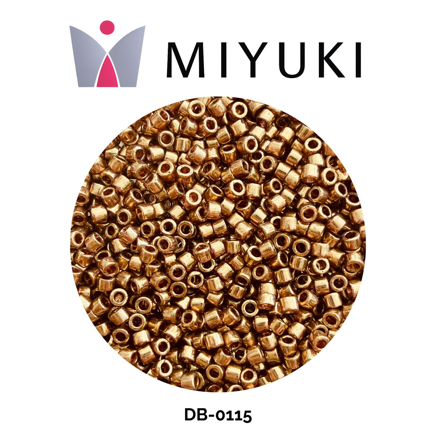 Miyuki Delica 11/0 DB0115 Gold Luster Dark Topaz 5g