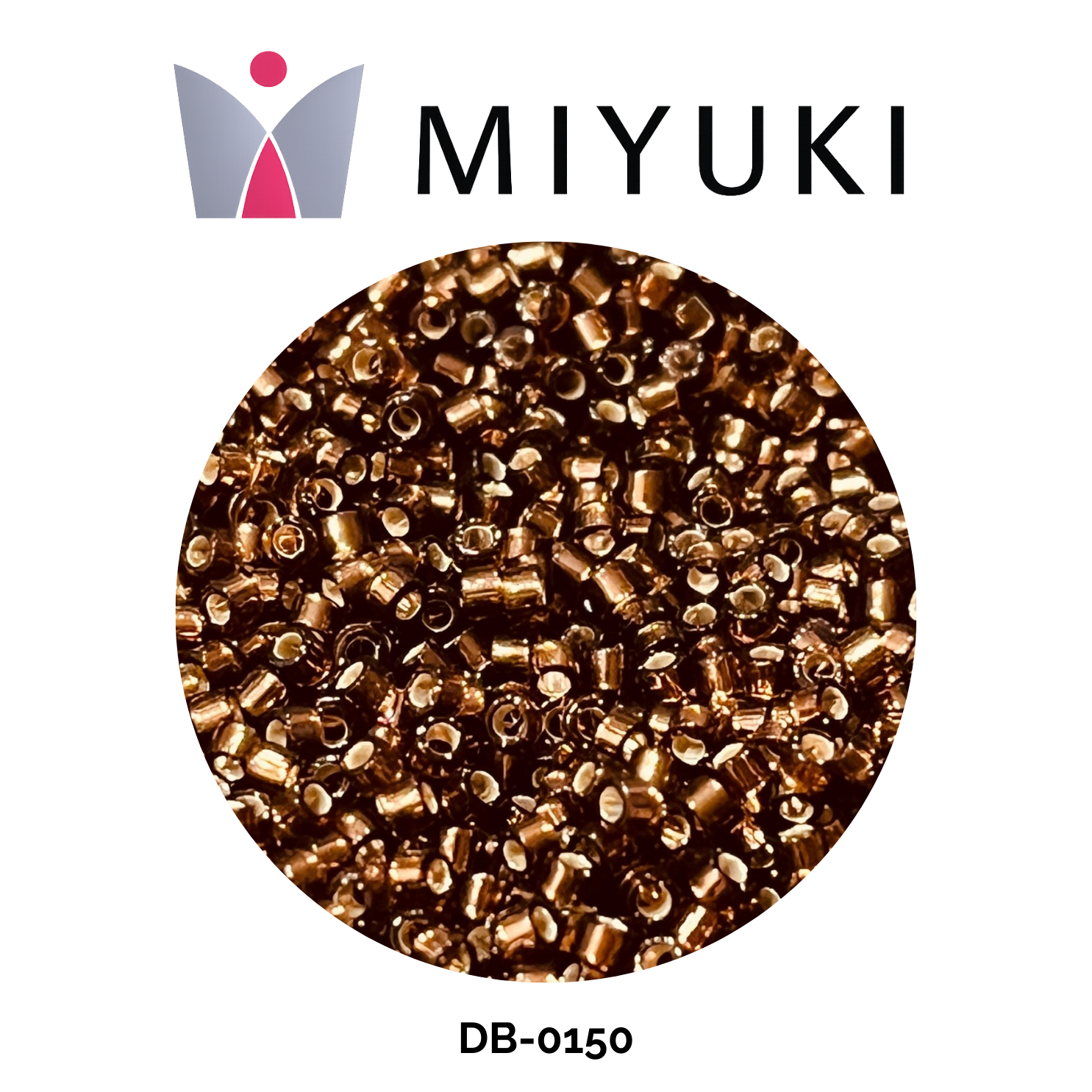 Miyuki Delica 11/0 DB0150 Silver Lined Brown 5g