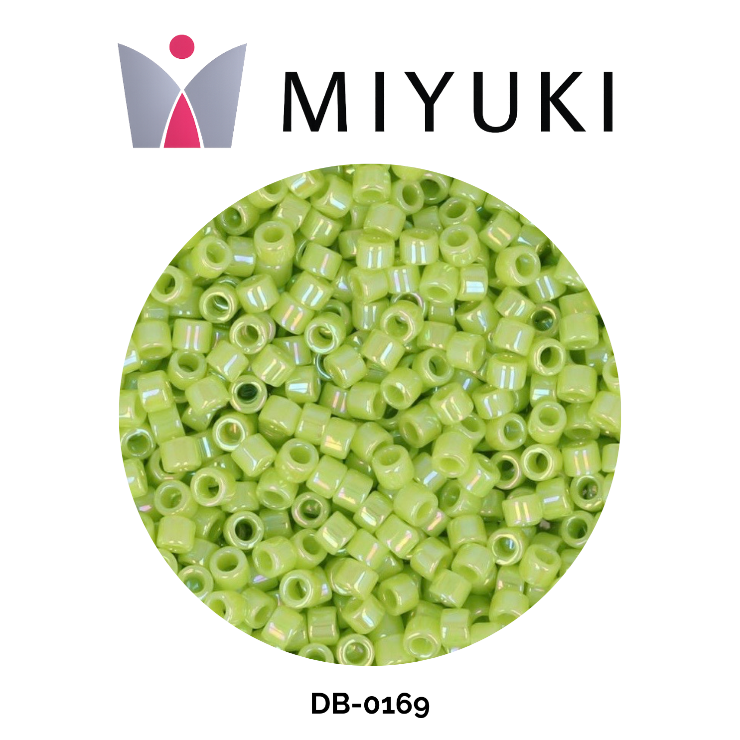 Miyuki Delica 11/0 DB0169 Opaque Chartreuse AB 5g