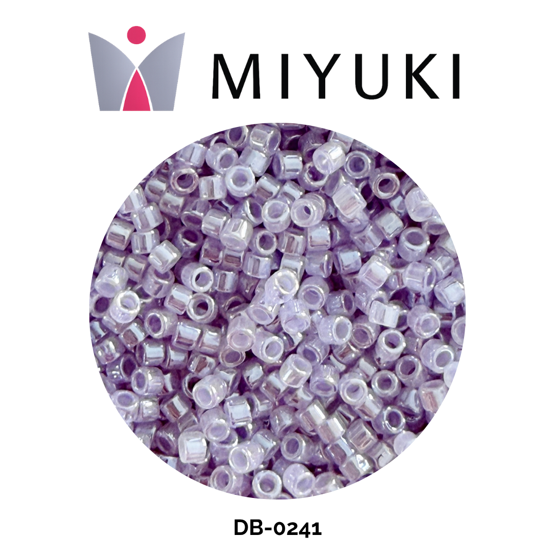 Miyuki Delica 11/0 DB0241 Ceylon Salmon Pale Violet 5g