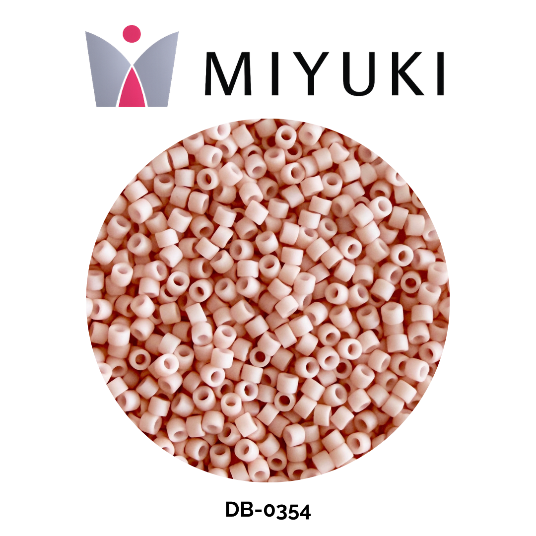 Miyuki Delica 11/0 DB0354 Opaque Matte Blush Beige 5g