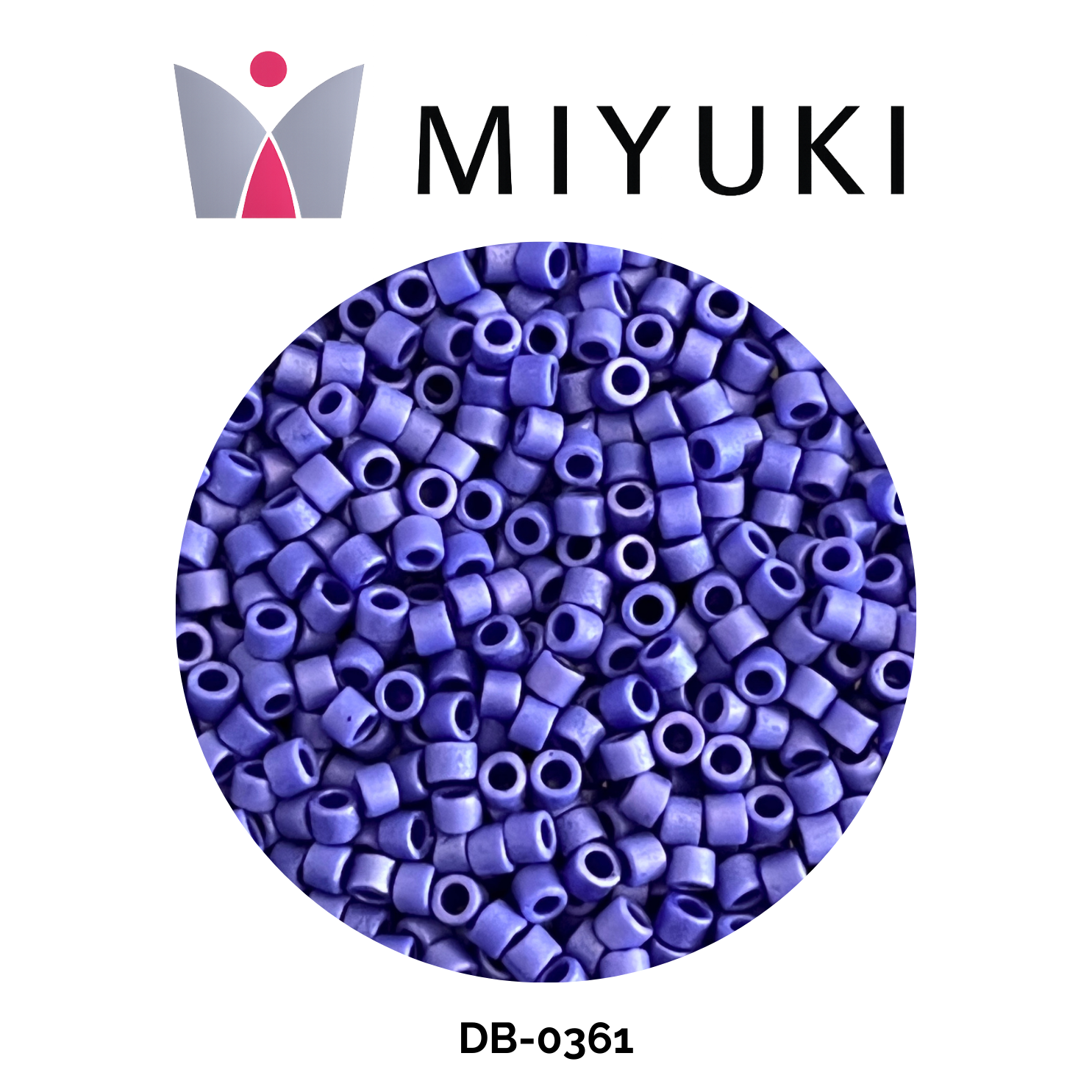 Miyuki Delica 11/0 DB0361 Opaque Matte Luster Cobalt 5g
