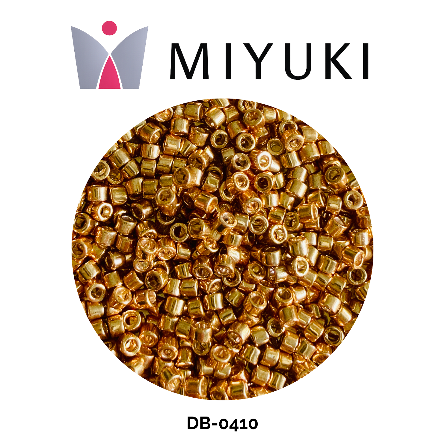 Miyuki Delica 11/0 DB0410 Galvanized Yellow Gold 10g
