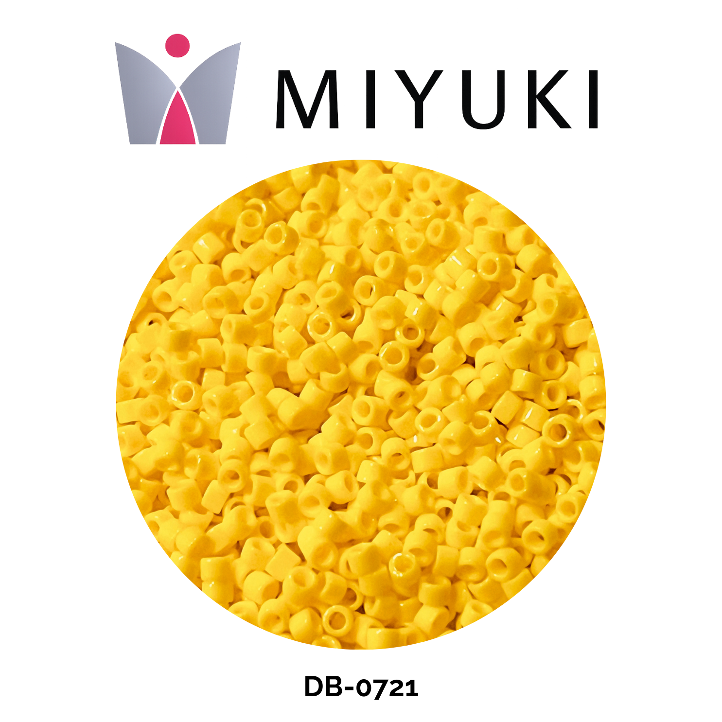 Miyuki Delica 11/0 DB0721 Opaque Yellow 5g