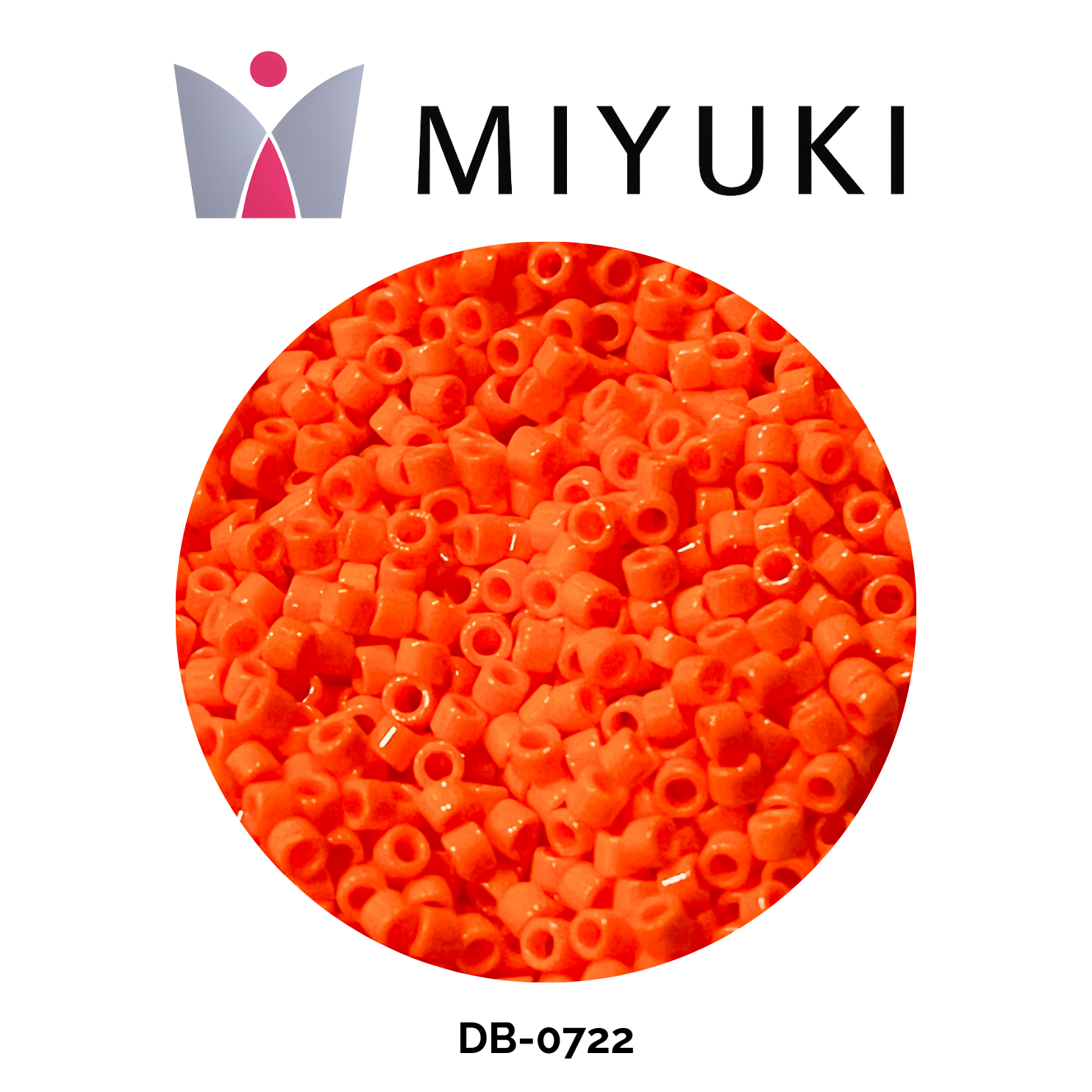 Miyuki Delica 11/0 DB0722 Opaque Orange 5g