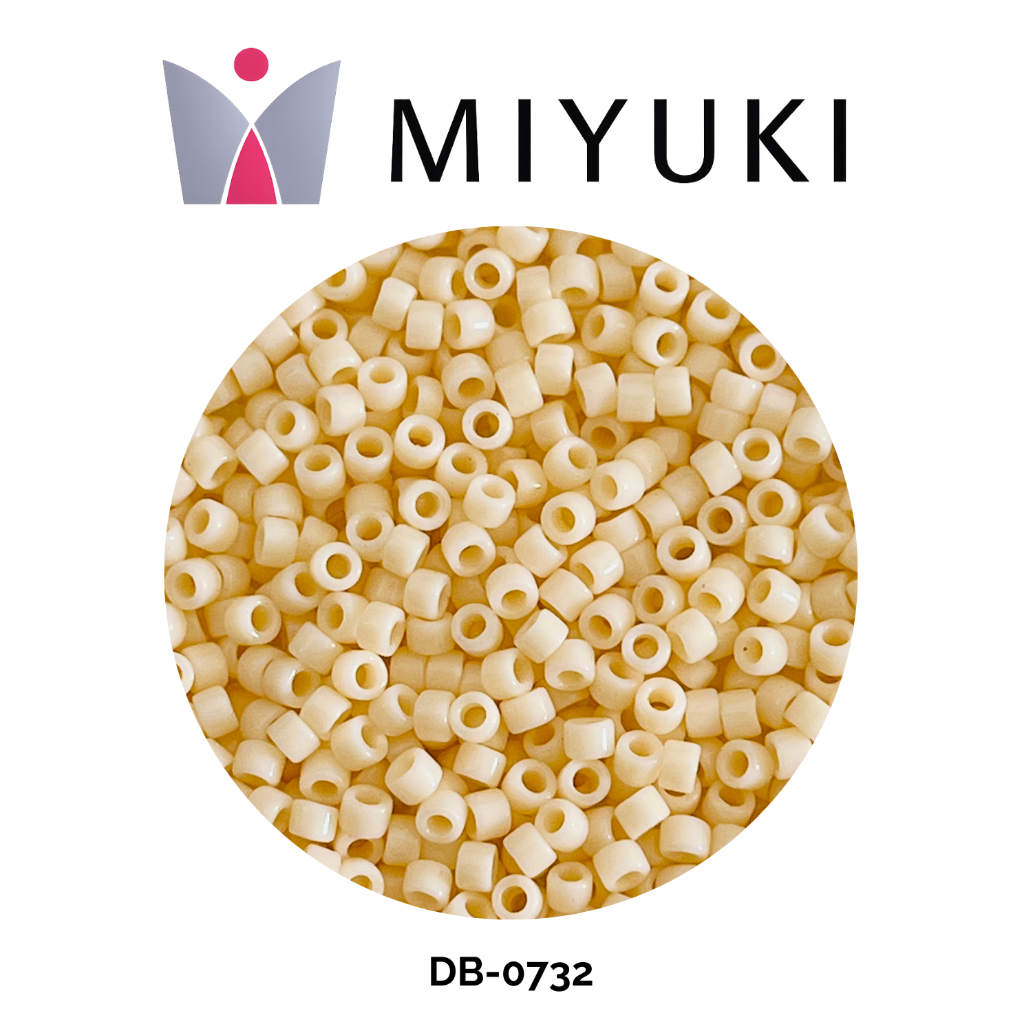 Miyuki Delica 11/0 DB0732 Opaque Dark Cream 5g