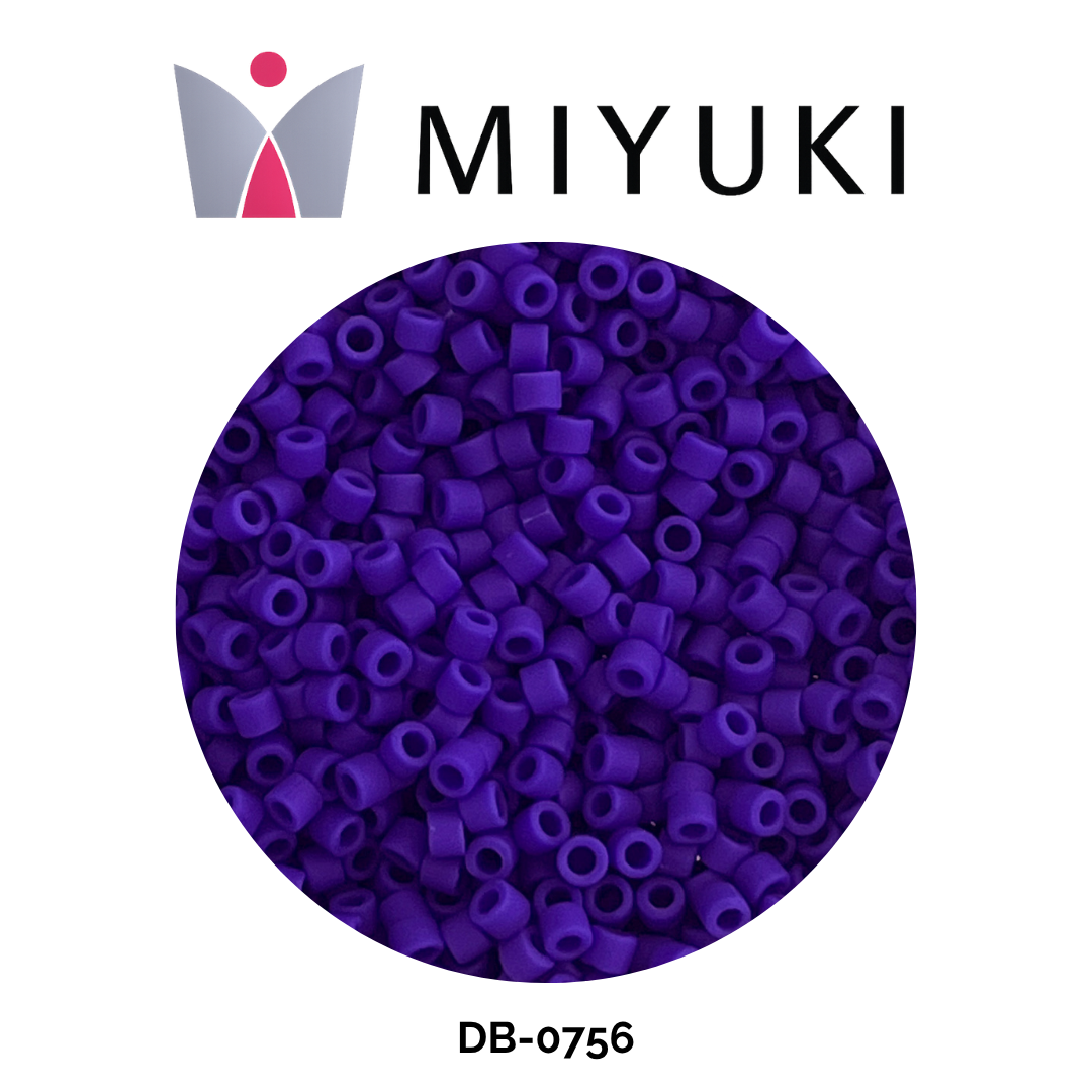 Miyuki Delica 11/0 DB0756 Opaque Matte Cobalt Blue 5g