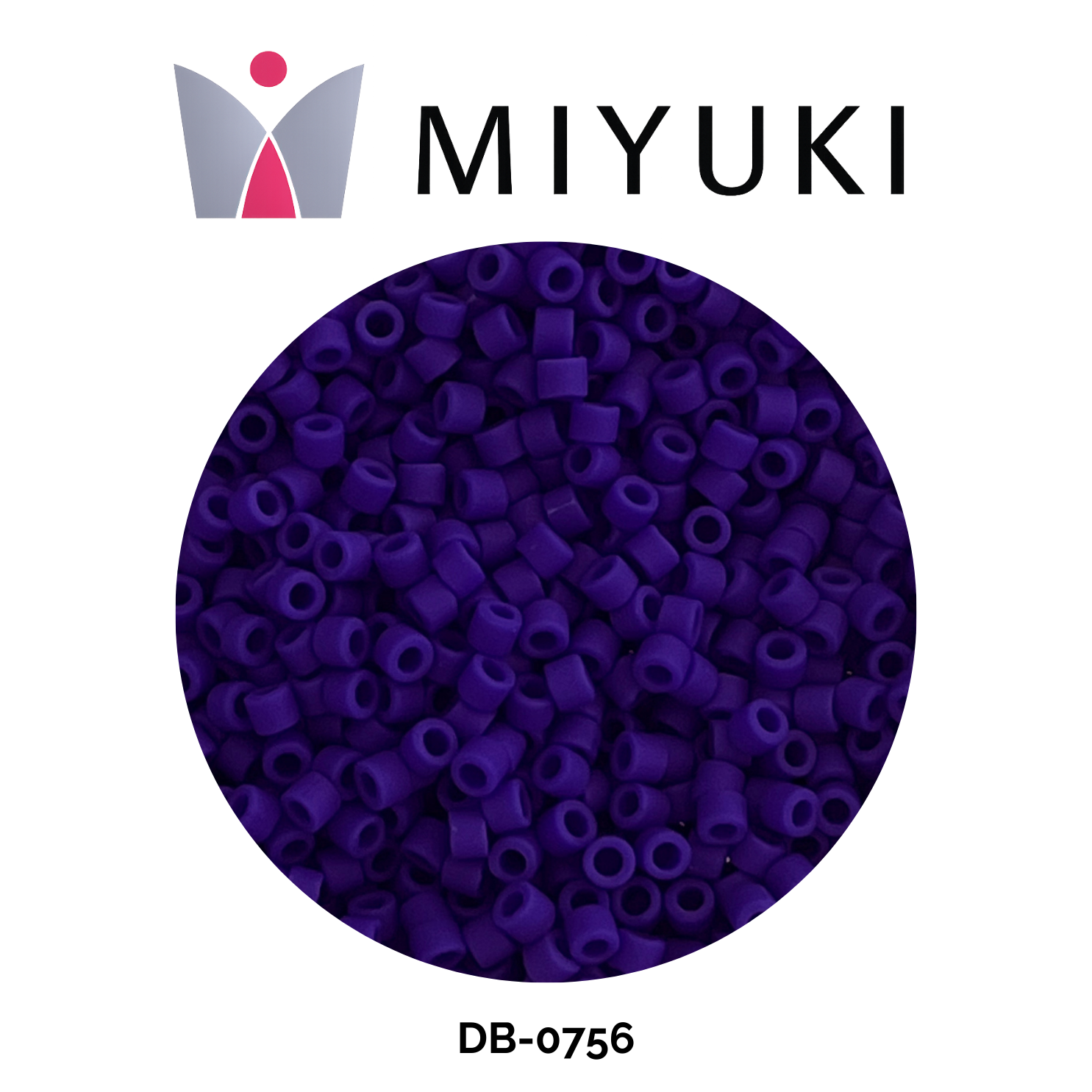 Miyuki Delica 11/0 DB0756 Opaque Matte Cobalt Blue 5g