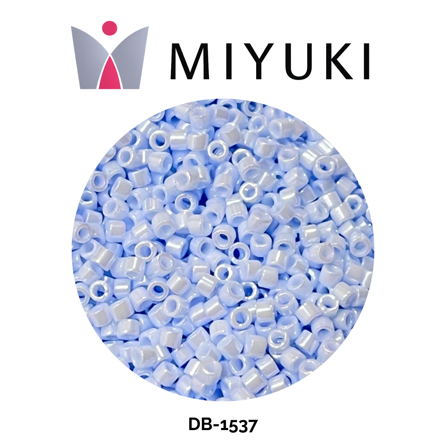 Miyuki Delica 11/0 DB1537 Opaque Ceylon Light Sky Blue 5g
