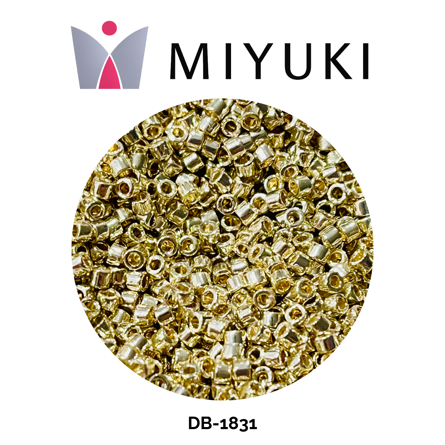 Miyuki Delica 11/0 DB1831 Duracoat Galvanized Silver 5g