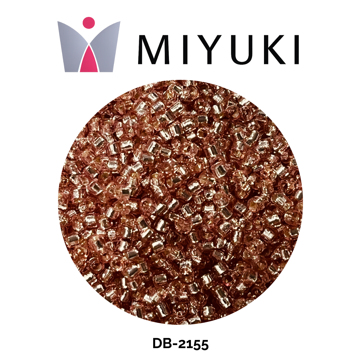Miyuki Delica 11/0 DB2155 Duracoat Matte Silver Mica 5g