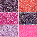 Kit Delica 11/0 Miyuki Rosas & Morados | 6 Colores Floral 30g