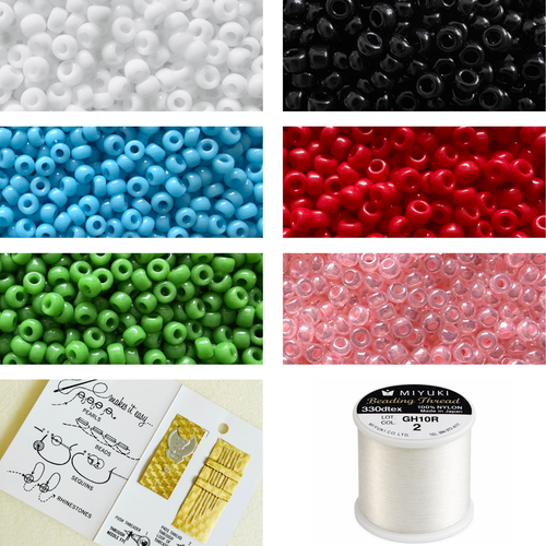 Kit Básico Miyuki 11/0 Rocalla y Accesorios