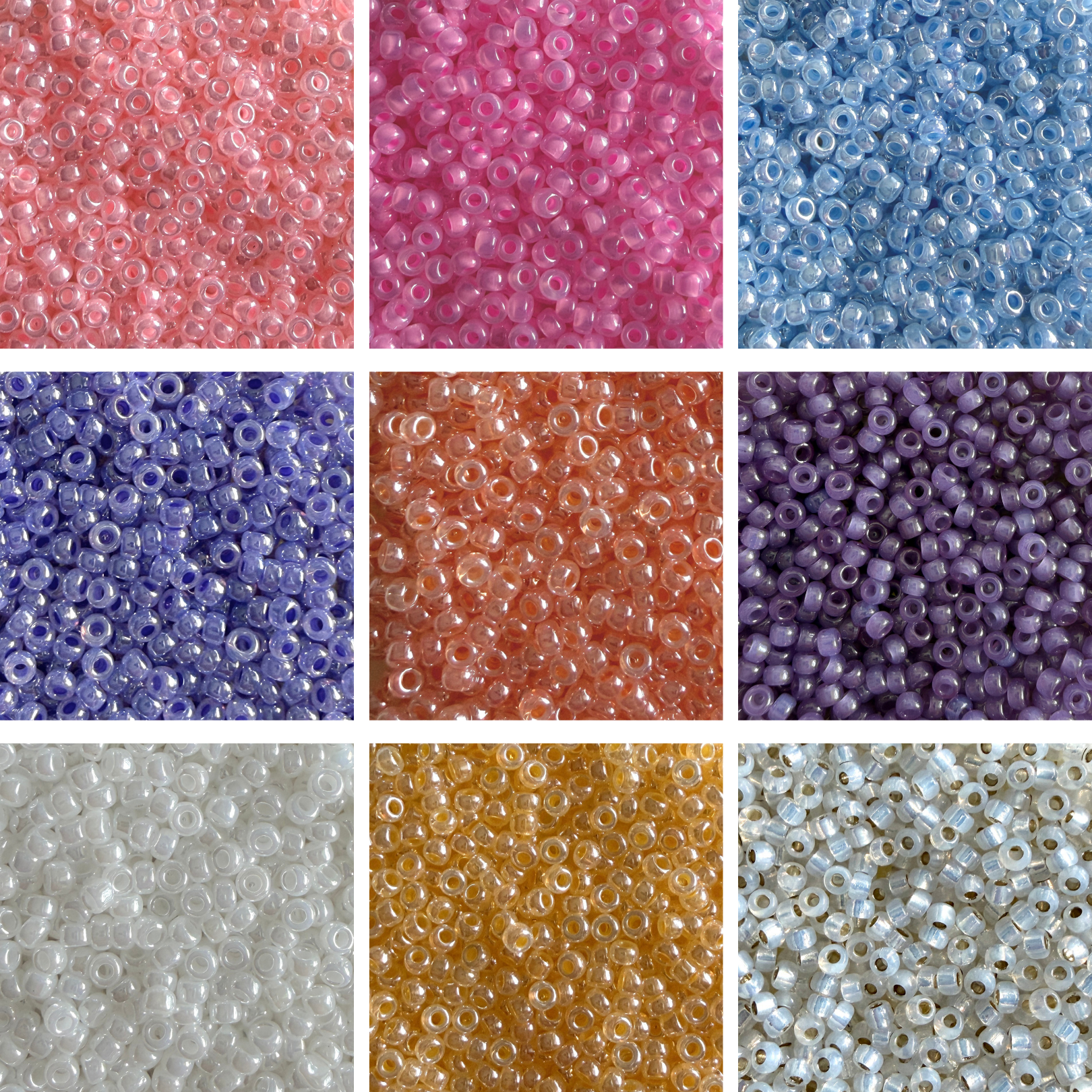 Kit Miyuki Rocalla 11/0 Primavera Pastel 9 Colores