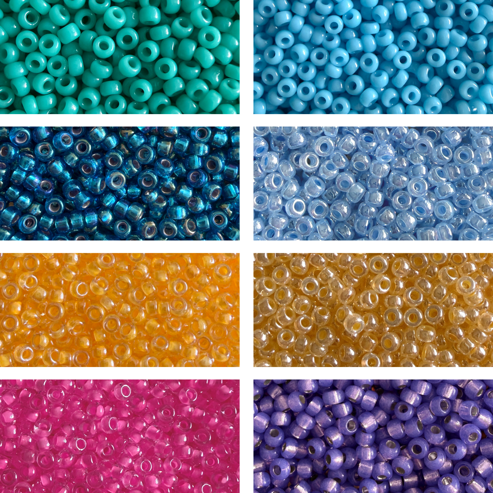 Kit Miyuki Rocallas 11/0 Verano & Playa 8 Colores