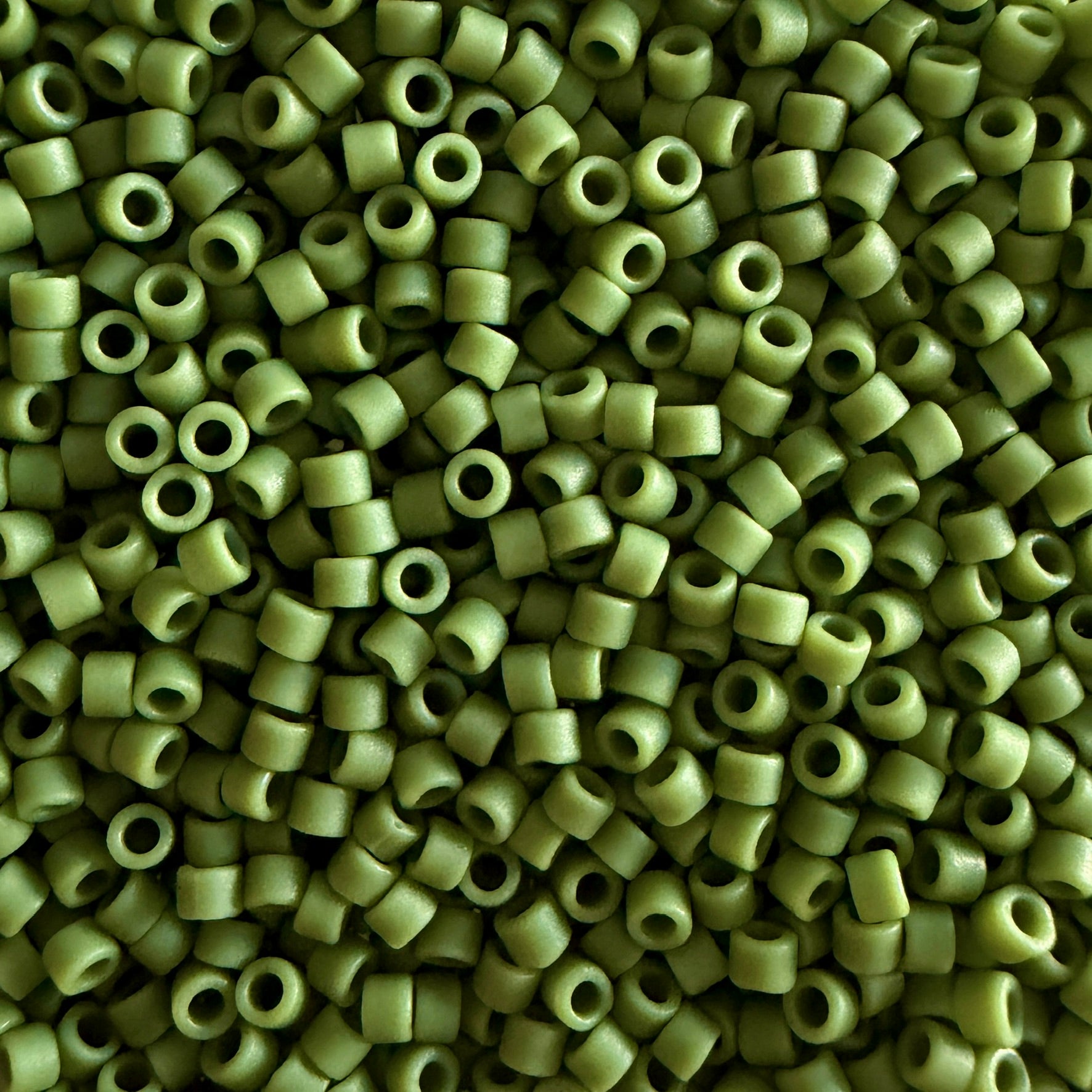 Miyuki Delica 11/0 DB01585 Opaque Matte Avocado Green