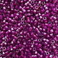 Miyuki Delica 11/0 DB0281 Luster Crystal Lined Fuchsia