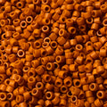 Miyuki Delica 11/0 DB0653 Opaque Dyed Pumpkin Brown