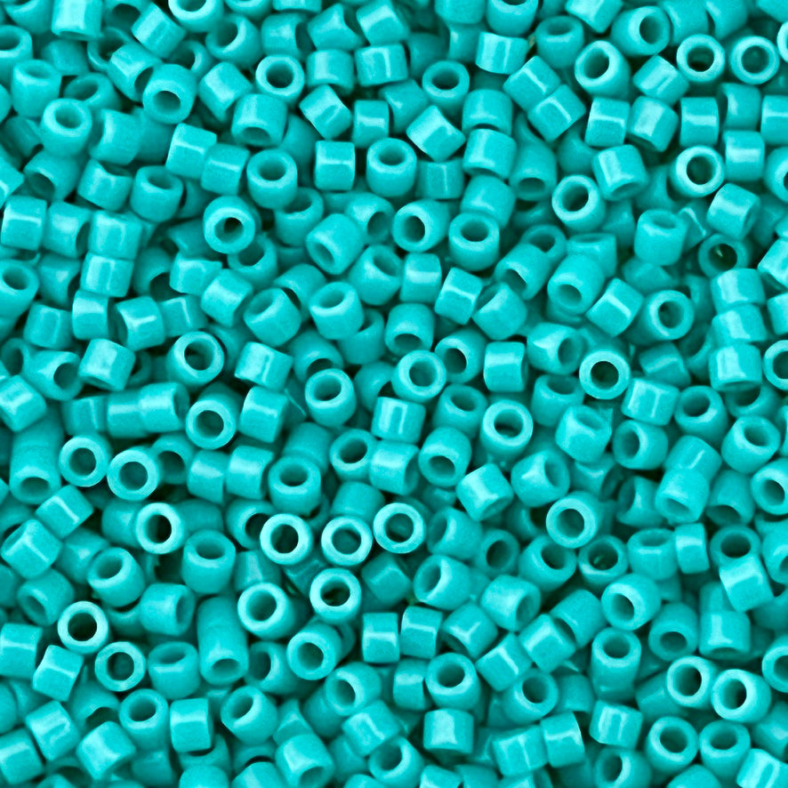 Miyuki Delica 11/0 DB0729 Opaque Turquoise Green