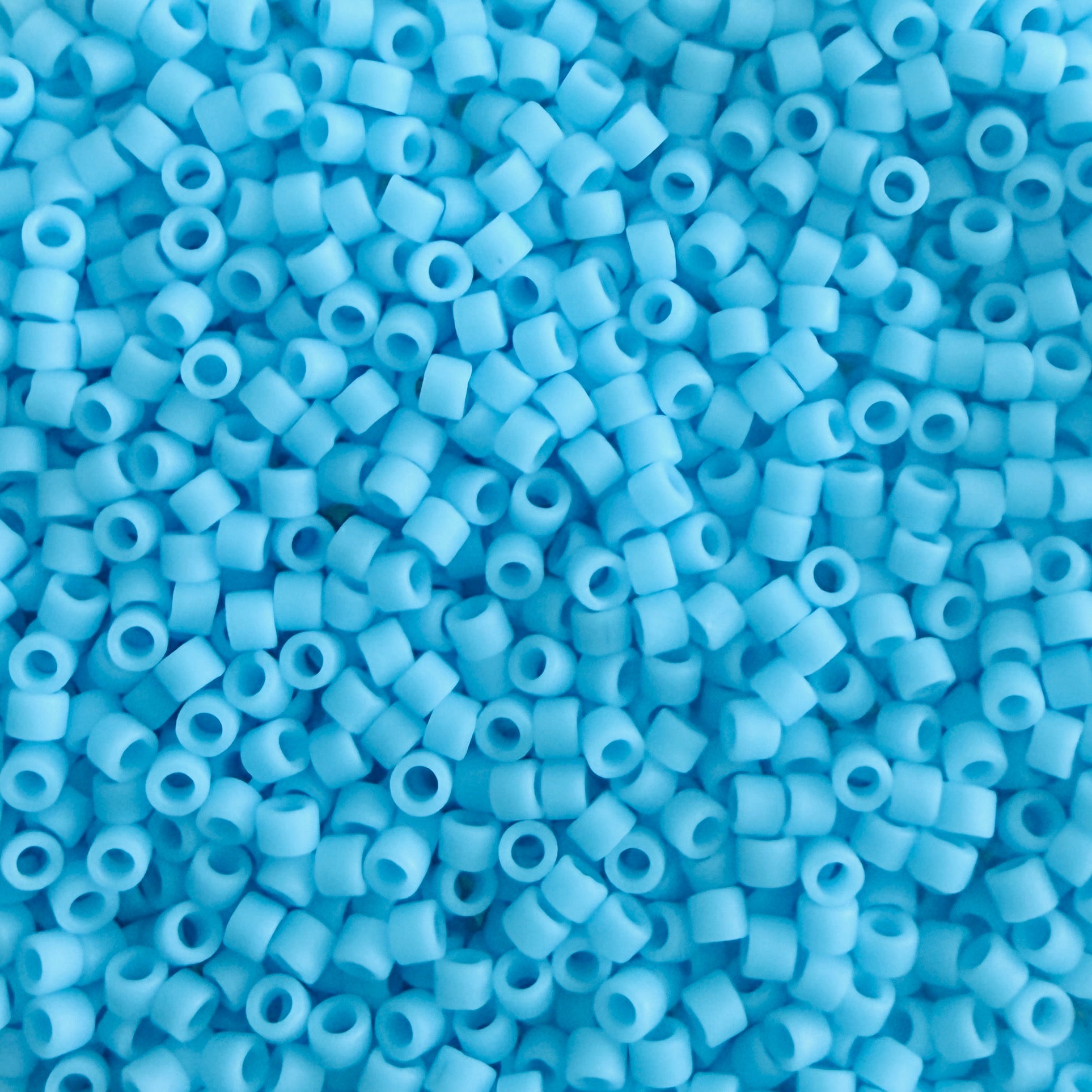 Miyuki Delica 11/0 DB0755 Opaque Matte Turquoise Blue