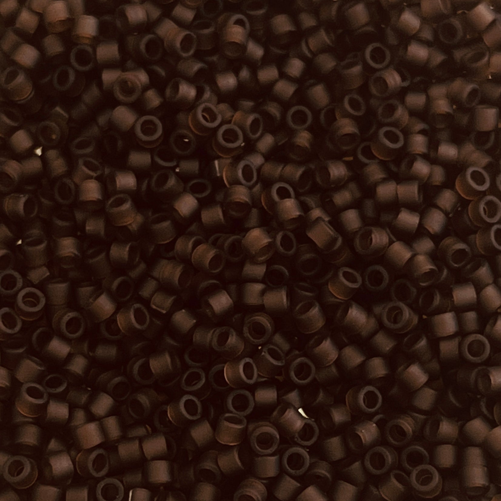 Miyuki Delica 11/0 DB0769 Matte Transparent Cocoa Brown
