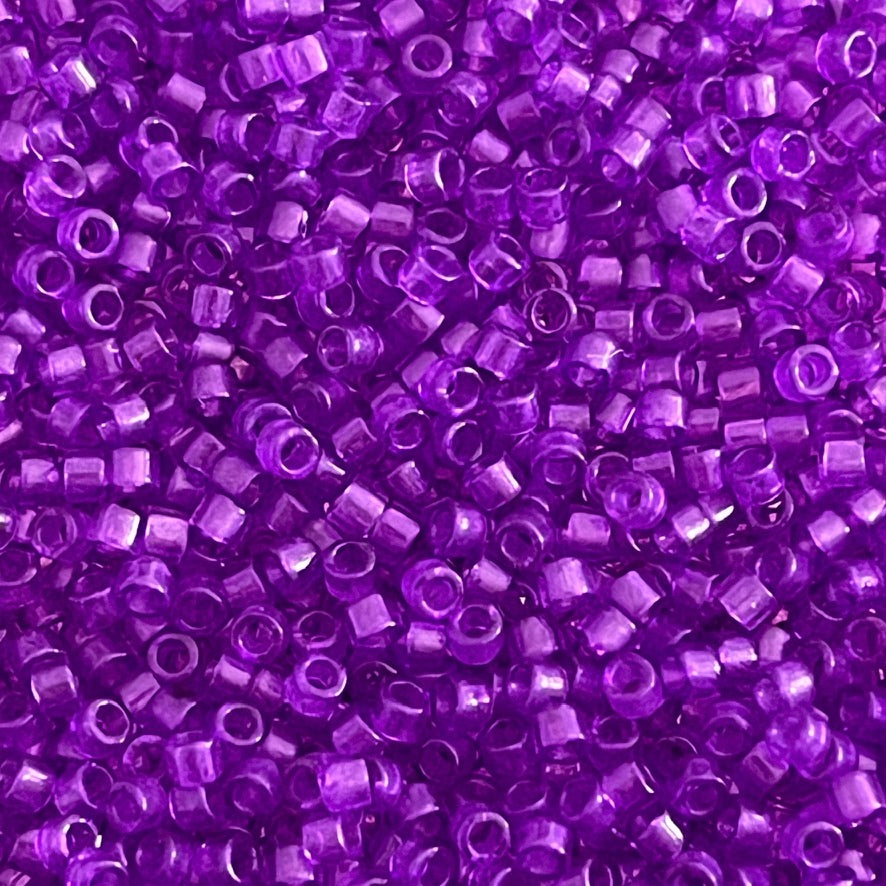Miyuki Delica 11/0 DB1315 Transparent Dyed Red Violet