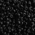Miyuki Rocalla 11/0 11-0401F Opaque Matte Black