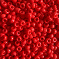 Miyuki Rocalla 11/0 11-0407 Opaque Vermilion Red