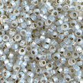 Miyuki Rocalla 11/0 11-0551 Gilt Lined White Opal