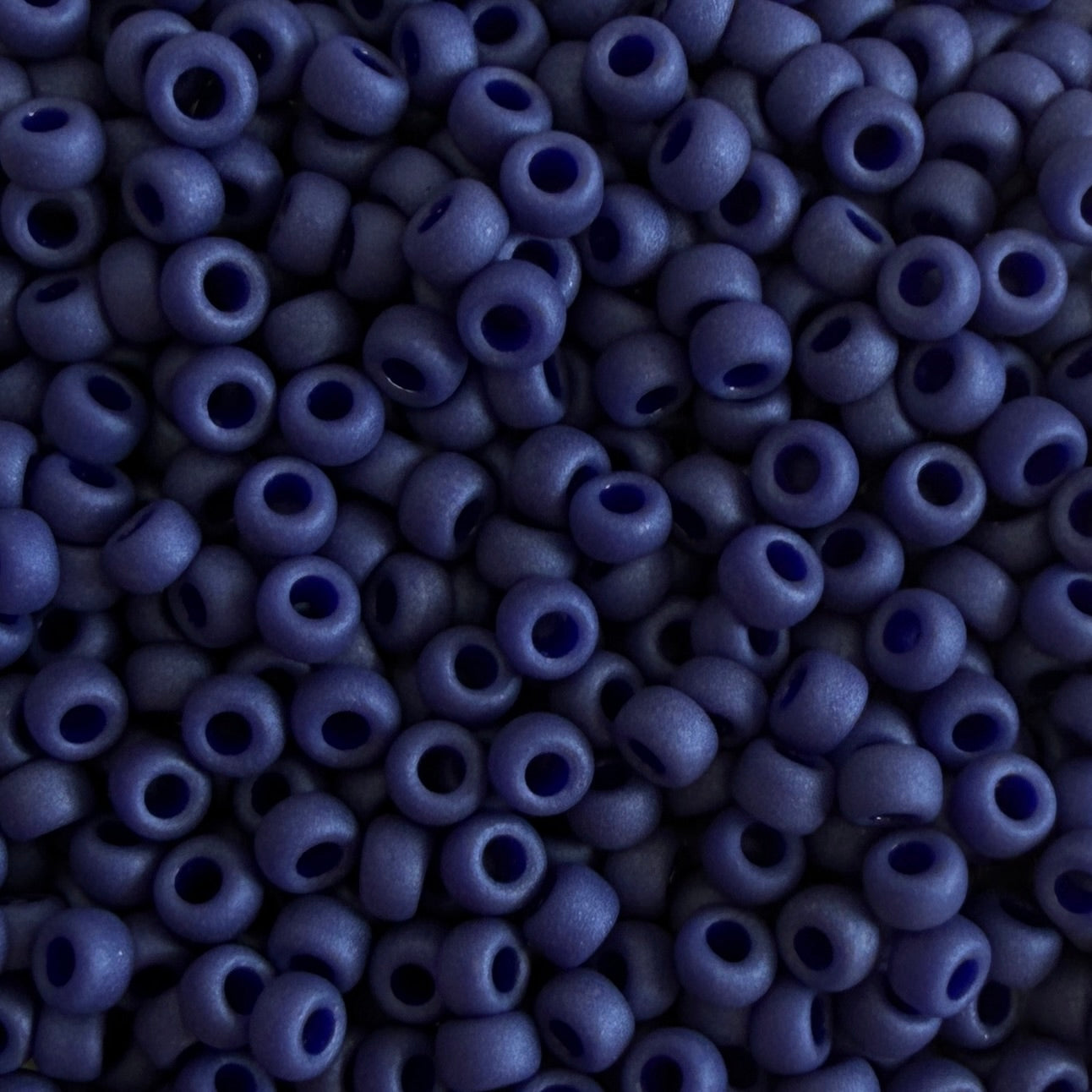 Miyuki Rocalla 11/0 11-2075 Opaque Matte Luster Cobalt Blue