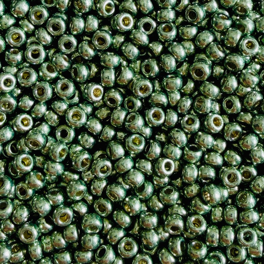Miyuki Rocalla 11/0 11-4215 Duracoat Galvanized Sea Green
