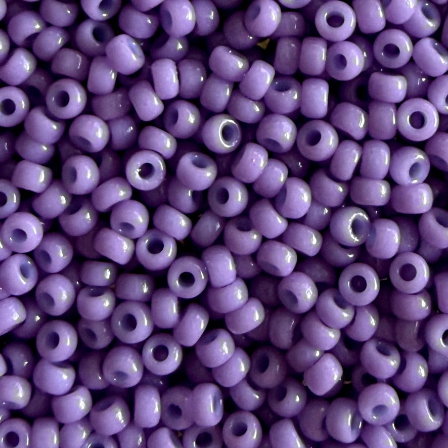 Miyuki Rocalla 11/0 11-4486 Duracoat Opaque Crocus Purple
