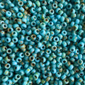 Miyuki Rocalla 11/0 11-4514 Opaque Picasso Turquoise Blue