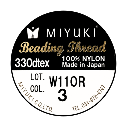 Miyuki Beading Thread Hilo Plateado Nº03 - 50m